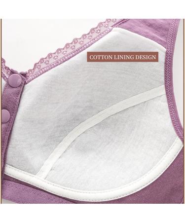 XWSM 2 Series Pack Wireless Bralette for Older Women - Comfortable & Supportive Everyday Bras for Seniors Size 38E - Buy Online on GoSupps.com