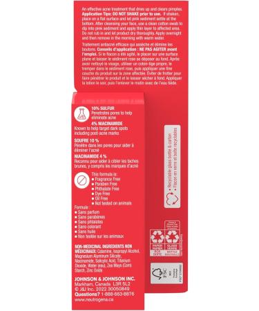 Neutrogena Stubborn Acne Drying Lotion 29 mL - Buy Online on GoSupps.com