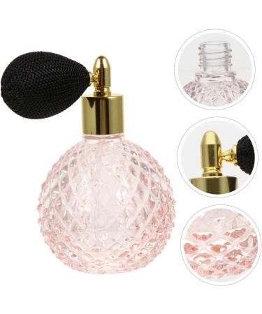MAGICLULU 3 Sets Perfume Bottle Valentines Day Perfume Mister Vintage Small Perfume Style Pump Cologne Clear Mini Perfumes Makeup Oil Put Scent Old Pink Glass Travel Bulb Crystal - Buy Online on GoSupps.com
