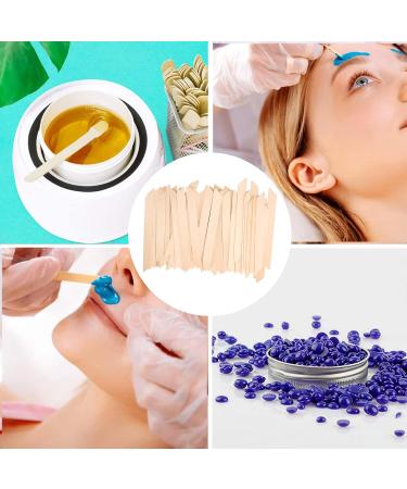 50pcs Wooden Wax Spatulas Applicator for DIY Hair Removal - Quadrilateral Waxing Sticks - Buy Online on GoSupps.com