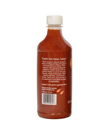 Natural Value Organic Sriracha Chili Sauce Red 18oz - Pack of 1 | 100% Natural Ingredients - Buy Online on GoSupps.com