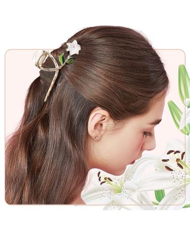 KesaPlan Flower Metal Hair Claw Clips - Set of 6 | Large Lily Hair Clips for Women | No-Slip Strong Hold Claw Clips for Thick, Thin, Curly Hair - Buy Online on GoSupps.com
