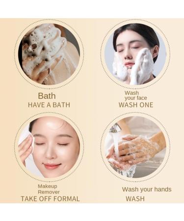 Natural Handmade Soap with Sandalwood & Sea Buckthorn Oil - Luxurious Lavender Fragrance Perfect for Skincare & Wedding Gifts - Buy Online on GoSupps.com