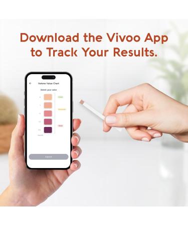 Vivoo at Home Ketone Test - 150 Strips for Fast 40s Results | Track Ketone Levels & Progress with Vivoo App - Buy Online on GoSupps.com