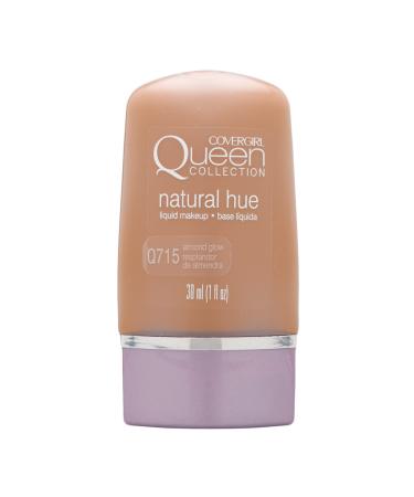 COVERGIRL Queen Natural Hue Liquid Makeup Almond Glow 715 1 oz (packaging may vary) Almond Glow (715)