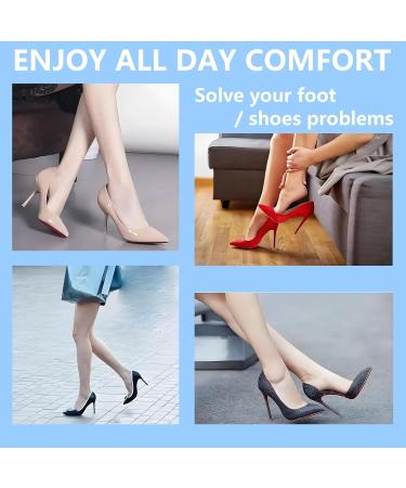 Heel Grips for Loose Shoes - Cushioned Inserts for Men & Women | Stop Heel Slip & Blisters - 8 Pairs - Buy Online on GoSupps.com