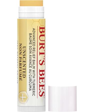 Burt's Bees 100% Natural Lip Balm with Beeswax & Turmeric - Soothing Relief | International Shipping - Buy Online on GoSupps.com