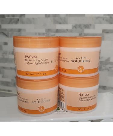 Avon Solutions Nurtura Replenishing Cream Lot of 4