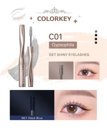 COLORKEY Electric-eye Curling Mascara | Waterproof Smudge Proof Mascara for Long Lashes (C01 Gypsophila) - Buy Online on GoSupps.com