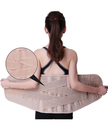 Full Back Brace Double Pull Lower Back Support Belt Posture Corrector for Men Teens Elderly Women Improve Posture Pain Relief for Neck Back Shoulders (Size : X-Large) (X) (Medium) - Buy Online on GoSupps.com