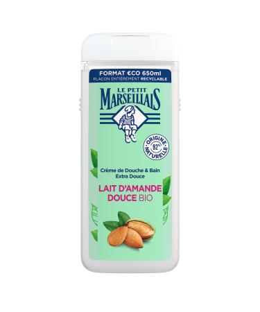 Le Petit Marseillais Extra Gentle Bath & Shower Cream Organic Sweet Almond Milk 650 ml