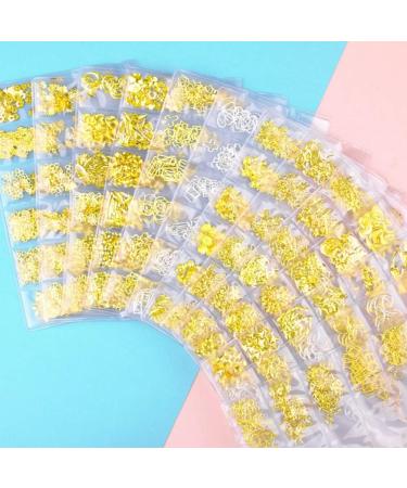 wpOP59NE 1 Pack of Nail Art Rivet Hollow Metal Mixed Star Heart Triangle Rivet DIY Nail Art Decals Manicure Decor Beauty Care MD-10 - Buy Online on GoSupps.com