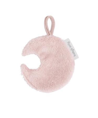 BO BABYS ONLY Moon-Shaped Pacifier Cloth - Sky Cotton & Teddy Fabric - 20x20 cm for Girls - Old Pink - Buy Online on GoSupps.com