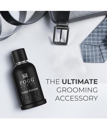 FOGG Men Spray Scent Amber Extreme Perfume Long-Lasting Fresh & Powerful Amber Wood Fragrance Spray Eau De Parfum 100 Ml - Buy Online on GoSupps.com