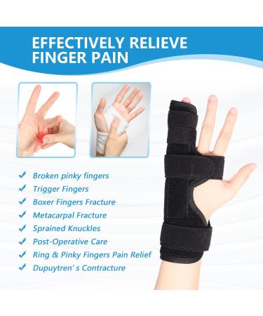 Joingood Finger Rail for Small Fingers | Metacarpal Support for 4 & 5 Fingers | Arthritis & Tendon Inflammation Relief | Left & Right Hand Fit (S/M) - Buy Online on GoSupps.com