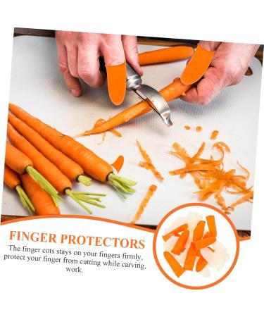 Beaupretty 200pcs Non-Slip Latex Finger Sleeves - Protective Covers for Safe & Comfortable Use - Anti-Static Finger Cots in Orange Beige - Buy Online on GoSupps.com