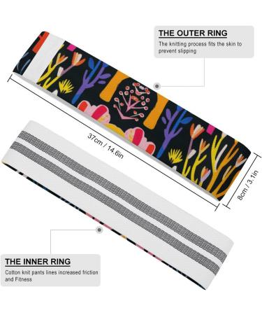 Buy Resistance Bands - Printed Elastic Fitness Bands for Strength Training & Leg Workouts - Buy Online on GoSupps.com