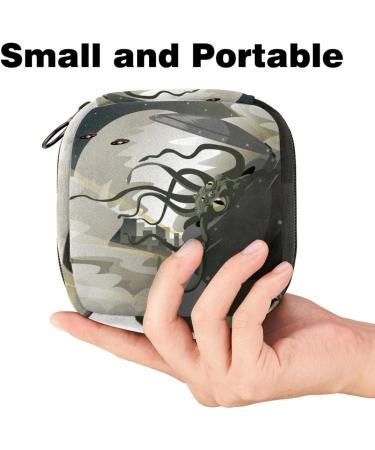 Portable Octopus Alien Monster Menstrual Bag - Bandage Storage for Women & Teens | Zippered Cup Pocket - Buy Online on GoSupps.com
