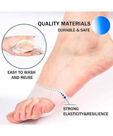 2 Pairs Breathable Silicone Ball of Foot Cushions for Pain Relief - Anti-Slip Insoles for High Heels - Female Foot Protector (Mixed Color) - Buy Online on GoSupps.com