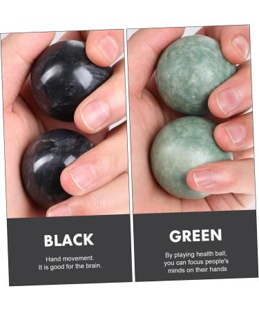 Frcolor Gemstone Massage Balls - Chinese Health Therapy & Stress Relief for Hands | Improve Wellbeing with Fu Marble Design - Buy Online on GoSupps.com