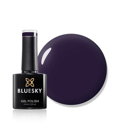 Bluesky Gel Nail Polish Dark Dhalia 80559 Dark Eggplant Purple Long Lasting Chip Resistant 10 ml (Requires Drying Under UV LED Lamp) Dark Dhalia 10 ml (Pack of 1)