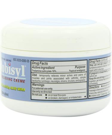 Mobisyl Pain Relieving Creme with Aloe Vera - 8 oz Jar - Buy Online on GoSupps.com