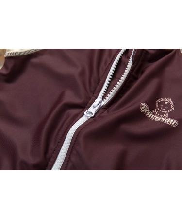 Bonverano Baby Boys Swimsuit | UPF 50+ Sun Protection | Full-Zip Hoodie | 3-6 Months Brown - Buy Online on GoSupps.com