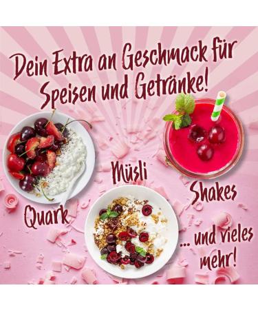 All Stars Cherry Yoghurt Flavor Powder & Chunks | 240g Can | Enhance Food & Drinks - International Shipping Available - Buy Online on GoSupps.com