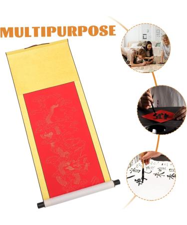 LALAFINA Portable Writing Aged Wall White Calligraphy Tea Home Asian Brush Blank Office Ink for As Shown 3 3X47.4X183CM - Buy Online on GoSupps.com