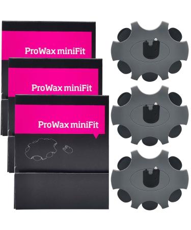 Womeyo ProWax Minifit hearing aid cerumen filter ProWax Minifit Replacement Wax Protection Filter Compatible with Oticon Bernafon and Auditio Hearing aids 6 tools and 6 filters 3 pack (18 pieces)