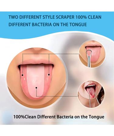 4-Piece Stainless Steel Tongue Cleaner Set | Combat Bad Breath & Freshen Breath Fast | Eco-Friendly & Easy to Clean - Buy Online on GoSupps.com