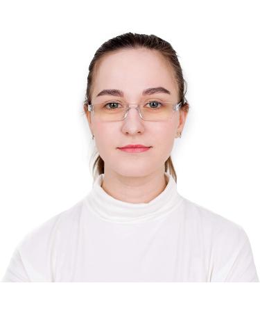 4 Pairs Blue Light Blocking Computer Reading Glasses | Fashion Rectangle Frame | For Women and Men | 2.50 Magnification (4 Clear) - 4 Color Options - Buy Online on GoSupps.com
