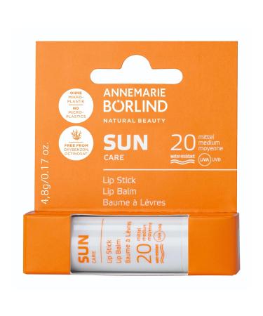 ANNEMARIE B RLIND SUN CARE Lip Stick SPF 20 - Moisturizing Protection for Sun-Sensitive Lips (5g) - Buy Internationally - Buy Online on GoSupps.com
