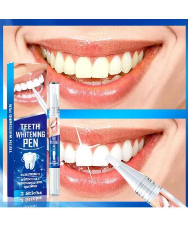 Pemarlis Teeth Whitening Pen - 2 Pack Bleaching Gel for Fast Effective Stain Removal & Gentle Whitening - Buy Online on GoSupps.com