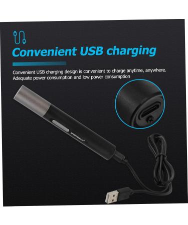 Ipetboom Electric Nose Hair Trimmer for Men - Facial Cleaner & Vibrissa Clipper Compact 13x1.6cm Black - International Shipping Available - Buy Online on GoSupps.com