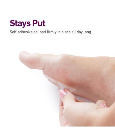 NatraCure Gel Callus Cushion Pads (2 Pairs) w/Never Slip Technology - 8203-U-CAT4PK - Pack of 1 - Buy Online on GoSupps.com