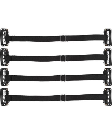 Adjustable 4pcs Facelift Bands | Elastic Facial Lift Belt for Wrinkle Removal | Black Facelift Patch Straps - Buy Online on GoSupps.com