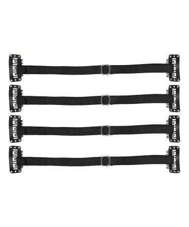 4pcs Facelift Bands with Clips | Elastic Facial Lift Belt for Eye Wrinkle Removal | Facelift Patch Straps for Hair (Black) - Buy Online on GoSupps.com