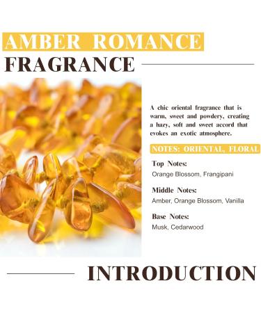 EUQEE Amber Romance Fragrance Oils 2.02 Fl oz/ 60ml Essential Oils for Diffuser Candle Making DIY Soap with Glass Dropper Amber Romance 2.02 Fl Oz (Pack of 1) - Buy Online on GoSupps.com