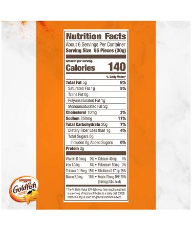 Pepperidge Farm Goldfish Cheddar Crackers - 6.6 Oz Bag, 6 Count Box | Snack Time Favorite - Buy Online on GoSupps.com