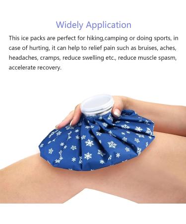 Buy Reusable Ice Bags - Elbow Knee Shoulder Face Relief | Warm & Cold Compress | 2-Pack Ice Cream Bags for Sports Injuries - International Shipping - Buy Online on GoSupps.com
