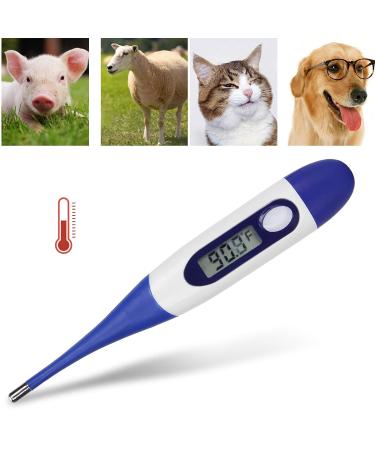 Pet Livestock Thermometer Professional Portable Pig Animal LED Display Fast Digital Veterinary Thermometers for Dogs Cats Pigs Sheeps - Buy Online on GoSupps.com