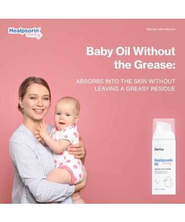 Healpsorin Soothing Baby Oil Gel - Cradle Cap Treatment | Easy-Absorption, Non-Greasy | Moisturize, Revitalize & Protect Skin | Ideal for Dry Skin - Buy Online on GoSupps.com