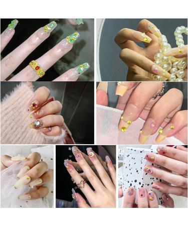 Beadsland 7200PC Flatback Rhinestones - Clear Nail Gemstones SS3-SS10 Lemon Yellow | DIY Handicrafts & Craft Projects - Buy Online on GoSupps.com