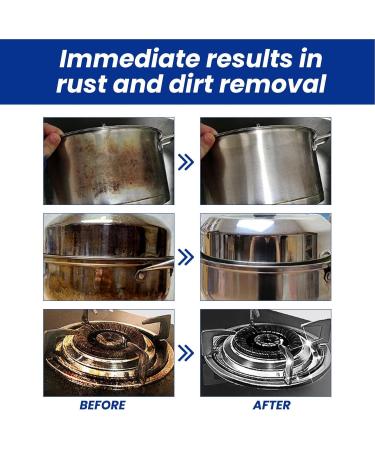 Foam Rust Remover Kitchen Cleaning Powder Instant Cleaning All-Purpose Powder Foam Rust Remover | Household Multifunctional Strong Cleaning Agent Stubborn Stains Remover Lxury - Buy Online on GoSupps.com