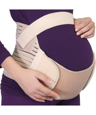 Neotech Care Pregnancy Belly Band Maternity Belt Support XL Black - Must-Have for Pregnant Women | Back, Abdomen & Pelvis Support - Buy Online on GoSupps.com