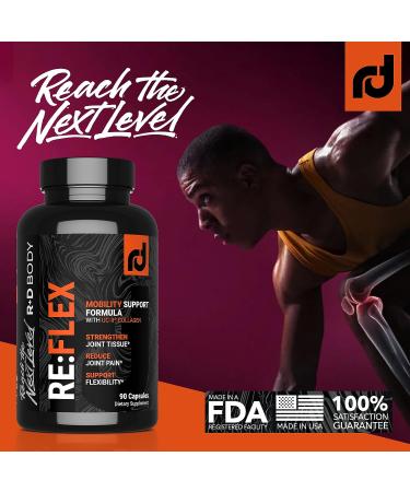 Re Flex - UC-II Cissus and Turmeric Blend - 90 Capsules for Joint Health and Flexibility - Buy Online on GoSupps.com