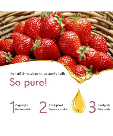 Strawberry Massage Etheric Oil | Pure Natural Aromatherapy Fragrance for Diffusers Humidifiers Yoga & Body Care - 10ml - Buy Online on GoSupps.com