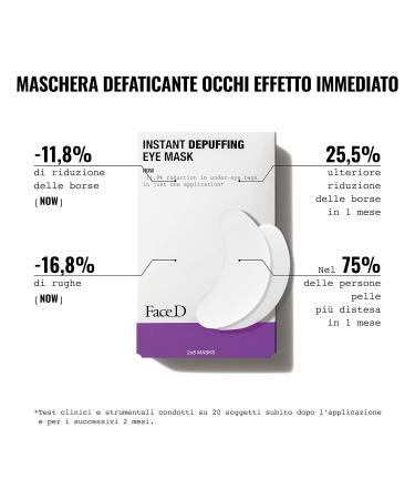 Face D Relaxing Eye Mask - Instant Relief for Tired Eyes | International Shipping Available - Buy Online on GoSupps.com