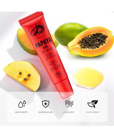 Lezehea 2pack Papaya Ointment Papaya Gel Lip Balm Papaya Ointment Lip Balm for Men & Women Papaya Balm Moisturizing & Repairing Removes Dead Skin & Brightens Lips - Buy Online on GoSupps.com